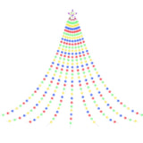 Jingle Jollys 3.8M Christmas Lights Waterfall String Light 340 LED XMAS-MOT-TREE-35-RGB
