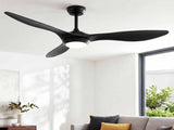 Devanti 52'' Ceiling Fan DC Motor w/Light w/Remote - Black CF-B-52-310B-BK