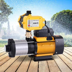 Giantz Garden Water Pump High Pressure 2500W Multi Stage Tank Rain Irrigation Yellow PUMP-ST6-SS-OG-YEL