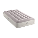 Intex Cream Twin Dura-Beam Prestige Mid-Rise Airbed with USB Pump 64177