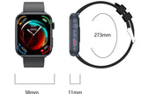 Smart Watch 1.85-Inch Fitness Watch with Heart Rate Noninvasive Blood Sugar Monitor HRV Detection V1263-JX-7649-1