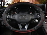 Car Steering Wheel Cover - 3D Honeycomb Breathable Mesh - Anti-Slip Sweat-Absorbent Grip for V888-ELOSUNG54999-3