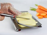 Stainless Steel Cheese Slicer with Cutting Wire and Measurement Markings for Precise Slices & Cubes V1258-DP02-BOL-232