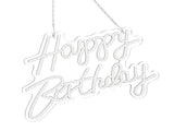Happy Birthday Letter LED Lights Romantic Neon Light Sign Acrylic Happy Birthday Decoration for V1294-YM0706-3119230134312
