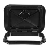 Marine Deck Access Hatch, 14.8" x 10.6" Rectangle Boat Hatch Lid with Anti-Slip Surface, Flush V1369-AZ3-W-08718