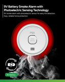 Lifesaver 9V Photoelectric Smoke Alarm V1202-V1-LIFLIFPE9M