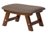 Levede Foot Stool Ottoman Footrest With Washable Cover,Living Room,Brown HH1004-BR-AU