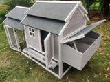 YES4PETS 230 CM XL Chicken Coop Rabbit Hutch Guinea Pig Cage Ferret House V278-NOVA-GR-COOP