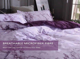 Purple Marbled Catalina Serenity Quilt / Doona / Duvet Cover set V745-AQ081837E3