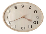 Wood Wall Clock Retro Quiet Decorative 12 Inch Round Wall Clock for Home Bedroom Living Room Decor V1294-YM0901-3115240111011