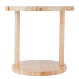 Wooden Wine Rack Glass Cup Holder Organizer Tabletop Display for 6 Glass and 1 Wine Bottle V1294-YM0718-3118200238111