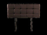 PU Leather Single Bed Deluxe Headboard Bedhead - Brown V63-768195
