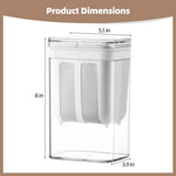 1800ml Yogurt Strainer, Fine Mesh Greek Yogurt Strainer for Whey Separation, Homemade Cream Cheese V1369-AZ3-W-08699