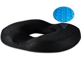 Black for Tailbone Pain Cool Gel Memory Foam Donut Seat Cushion Doughnut Pillow V1366-AZ2-W-12316