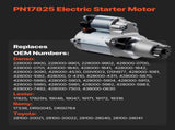 Starter 17825, Starter Motor Replacement Compatible with Toyota Camry 3.5L 2007-2017, Lexus ES350 V952-DDQDMDPN17823B4EI001V9