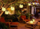 Solar Lantern Outdoor, 2 Pack Hanging Solar Lights Outdoor Waterproof, Upgraded 60 LED Lanterns V1192-AZ-W-11737