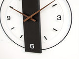 Black Gray Modern Wall Clock Silent Clock Minimalist Wall Clock Home Decor Australia V1347-115-GRA-32964
