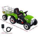 Electric Ride On Car Rigo Kids Ride On Cars Tractor Toy 12V Green RCAR-TRACTOR-GN