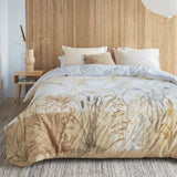 Bedding House Florine Sand Cotton Quilt Cover Set Queen V442-HIN-QUILTCS-FLORINE-SAND-QS