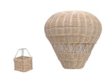 Woven Hot Air Balloon Handcrafted Exquisite Details Rattan Weaving Decoration for Kids Room Party V1294-YM0703-3115230034411
