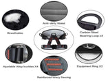 Climbing belts, Thicken Professional Half Body Safety Belt Climbing Gear for Tree Climbing, Fire V1192-AZ-W-2953