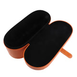 Hair Styling Tool Storage Bag Splash Proof Scratch Proof PU Leather Portable Hair Dryer Carrying Bag V1294-YM0901-3117240299512