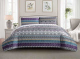 Whimsical Winter Frosty Elegant 3 Pc Comforter & Pillow Cover Set V745-MAB010758AJ3