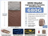 Ultralight 1.5lbs Sleeping Bag 50-70&degF for Warm Weather
Waterproof nylon shell, breathable polyester V1107-CS-MDMXA6