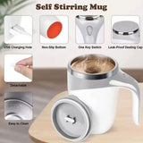 Automatic Stirring Coffee Mug Rechargeable Automatic Stirring Coffee Mug Fun Automatic Stirring Mug V1192-AZ-W-32140