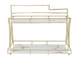 Countertop Storage Rack Double Layer Waterproof Counter Organizer Shelf with Electric Toothbrush V1294-YM0710-3112230085511