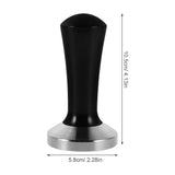 Manual Stainless Steel Coffee Tamper with Flat Base Comfortable Grip for Home Espresso Brewing V1192-AZ-W-25228