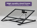 Equipmed Electric Adjustable Bed Backrest, German-Engineered Power Lifting Back Support with Remote V219-HBRELEEQFL3A