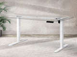 Levede Motorised Standing Desk Frame White Single Motor DH1049-S-WH
