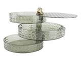 Desktop Jewelry Storage Box Dust Proof 4 Layer Rotating Jewelry Organizer for Home Dormitory V1294-YM0901-241021HL05-3