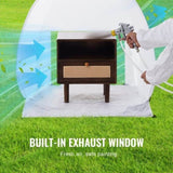 VEVOR Spray Paint Shelter Portable Spray Paint Tent Booth 3.3 x 2.9 x 3.3ft Pop Up V952-BXSPQ403540IN6EZVV0
