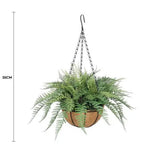 Artificial Potted Fern Hanging Basket UV Resistant 55cm V637-DP1159658