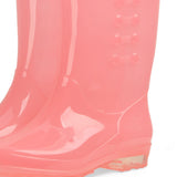 Tall Rain Boots Non Slip Waterproof Rain Shoes PVC Transparent Rain Footwear with Plush Cotton V1294-YM0716-3117220132813