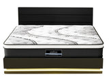 Artiss RGB LED Queen Bed Frame with 32cm Giselle Mattress Set BFRAME-E-LUMI-0907-Q