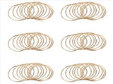 60 Pack 3 Inch Gold Dream Catcher Metal Rings Hoops Macrame Ring for Dreamcatchers and Crafts V1366-AZ2-W-15812
