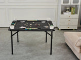 Mahjong Table, Square 4 Player Folding Card Table with 4 Cup Holders & 4 Chip Trays, Portable Domino V952-SDMJZHSDMNGP0C7TXV0