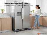 Tooleroo Washing Machine Stand - 200Kg Adjustable Wheeled Fridge Appliance Base V238-SUPDZ-42328625872976