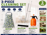 Home Closed Room Dust Cleaning Essentials Bundle - Green grass and small white flower pattern V888-ELOSUNG53592