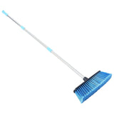 Stainless Steel Long Handle Broom, Blue, Easy to Use for Home and Yard V1370-AZ4-08700