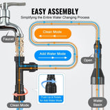 VEVOR Aquarium Vacuum Gravel Cleaner, 50 ft PVC Hose Fish Vacuum Gravel Cleaner, Siphon Fish V952-HXSHSQ49YCKLUONBWV0