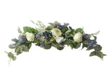 Lavender Wreath Artificial Lavender Floral Wreath for Wedding Party Wall Window Backdrop Home Decor V1294-YM0715-211101QY03-2