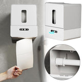 Hewann Intelligent Contactless Toilet Paper Dispenser 3 Modes Automatic Wiping for Kitchen and V1369-AZ3-W-19773