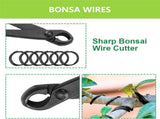 Gardening Bonsai Tool Sets 15pcs Carbon Steel Garden Plant Trimming Kit Scissor Cutter Shear Heavy V1107-119-49271