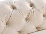 Madeline Range - Beige Velvet - Gold Trims V292-L-MAD-BG-3-2-1-G