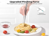 600F Heat Resistant 12in Silicone Cooking Tongs with Non Stick Rubber Tips and 12" Kitchen V1258-DP02-C-385