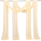 Wedding Arch Chiffon Fabric Drapery Wedding Drapery Arch Decoration Wedding Decor V1294-YM0512-221102YF34-3